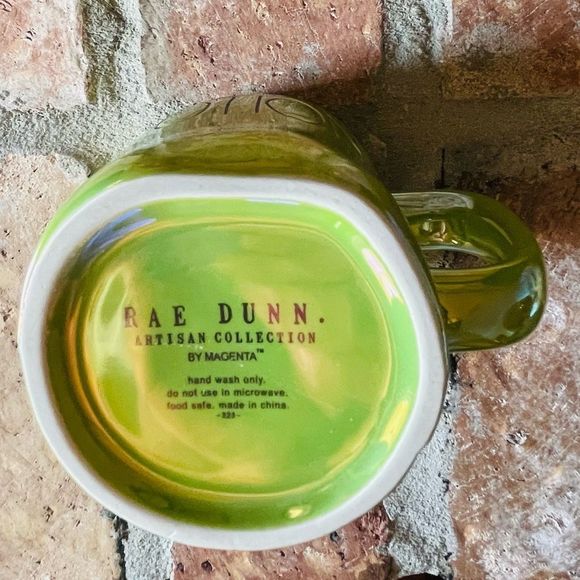 Rae Dunn 2022 Potion Iridescent Green Fall Halloween 2022  Coffee Mug - Picture 2 of 2